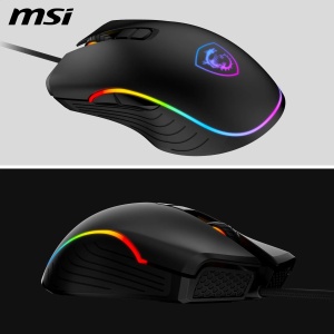 Mouse gaming MSI Forge GM300, senzor optic 7200 DPI, 7 butoane, iluminare RGB - Img 5