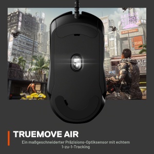 Mouse gaming SteelSeries Rival 5, 9 butoane, senzor optic, iluminare RGB, negru - Img 4
