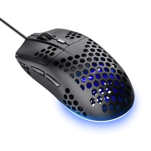 Mouse Gaming Trust Gaming GXT 928 Helox, Mouse USB cu fir ultrausor 65g, DPI reglabil (200-6400), Senzor optic, 6 butoane programabile, Iluminare RGB pentru PC de gaming MMO - Negru - Img 10
