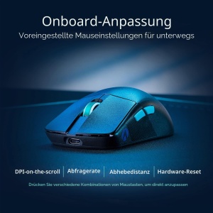 Mouse gaming wireless ASUS ROG Harpe Ace Aim Lab Edition, 54 g, 36000 dpi, Negru - Img 7