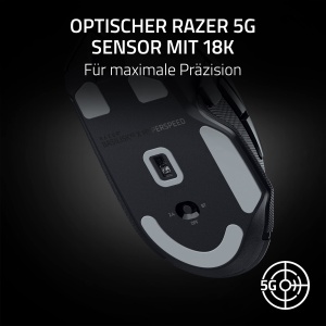 Mouse gaming wireless Razer Basilisk V3 X HyperSpeed, 9 butoane personalizabile, senzor optic 18K, negru - Img 6