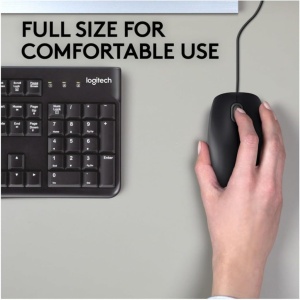 Mouse Logitech B110 Silent USB 1000 DPI Negru - Img 3