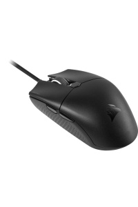 Mouse pentru jocuri FPS ultra-usor cu fir CORSAIR QATAR PRO XT - 18.000 DPI - Forma simetrica - Butoane Quickstrike - Compatibil iCUE - PC, Mac, PS5, PS4, Xbox - Negru