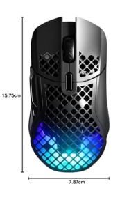 Mouse wireless gaming SteelSeries Aerox 5 RGB ultralight 9 butoane Bluetooth24 GHz - Img 17