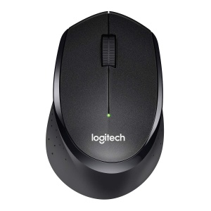 Mouse wireless Logitech B330 SILENT PLUS, negru, 1000 DPI, 10 m raza