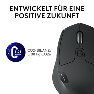 Mouse wireless Logitech M720 Triathlon Multi-Device, Bluetooth, Receptor USB Unifying, 1000DPI, 6 butoane programabile, baterie de 2 ani, pentru laptop, PC, Mac, iPadOS - gri - Img 11