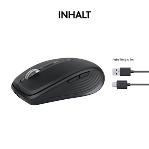 Mouse Wireless Logitech MX Anywhere 3S, 8K DPI, Graphit - Img 9