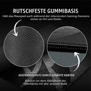 Mousepad Corsair MM300 PRO, extins 93 x 30 cm, negrugri, rezistent la apa - Img 6
