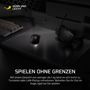 Mousepad de gaming Corsair MM Glass Large, 500 x 400mm, negru - Img 7