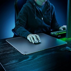 Mousepad gaming din sticla Razer Atlas, 450x400x5mm, ultra-neted, negru - Img 10