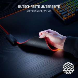 Mousepad gaming hibrid Razer Strider Chroma, 19 zone RGB, XL, negru - Img 6