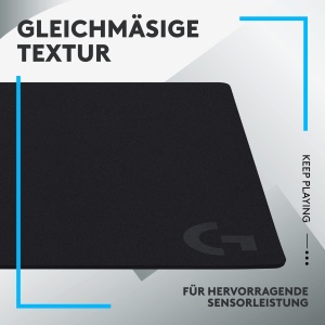 Mousepad gaming Logitech G640 suprafata textila optimizata antiderapant 460 x 400 x 3 mm - Img 3