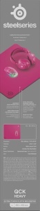 Mousepad Gaming SteelSeries QcK Heavy, Mare 450 mm x 400 mm, Culoare Magenta - Img 15