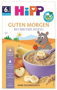 Muesli Bio HiPP Guten Morgen, 200g, fara zahar adaugat, ideal pentru copii