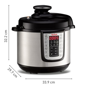 Multicooker electric Tefal Fast Delicious CY505EF0, 6L, 25 programe automate, NegruInox - Img 9