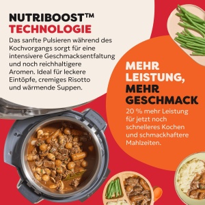 Multicooker Instant Pot Pro 10-in-1, 5.7L, Alb, Economie de energie - Img 4