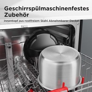Multicooker Midea 6L, 9-in-1, 14 functii, negru - Img 9