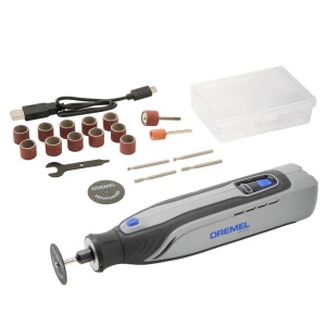 Multitool Dremel 8150, 7.2V, acumulator USB-C, 20 accesorii, viteza variabila 5000-30000 RPM