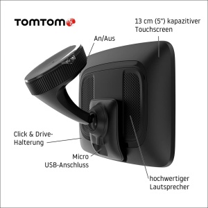 Navigatie auto TomTom GO Discover, 5 inch, actualizari rapide WiFi, trafic in timp real - Img 8