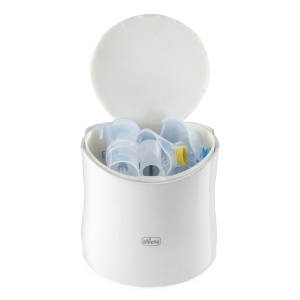Nebulizator Chicco Easy Breath Family, ultracompact, cu 2 masti din silicon - Img 3