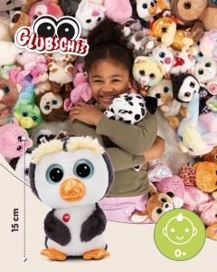 NICI Plus Pinguin Prince Nigu 15cm Gri Super Soft - Img 2