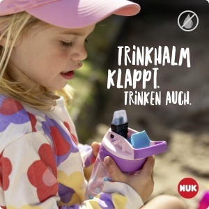 NUK Easy Straw Cup 420ml Tulpe BPA-Free Tritan Autosout - Img 4