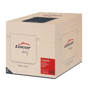 Oala cu capac LACOR 50120, 20 cm, argintie - Img 6