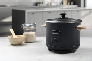 Oala de fiert orez Bestron ARC180BW, 1.8L, 700W, neagra - Img 3