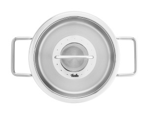 Oala inox Fissler Pure Collection, 20 cm, 2.4L, compatibila inductie, argintiu - Img 4