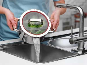 Oala pentru legume WMF Function 4, 24cm, 8.8l, inox, cu capac din sticla - Img 7