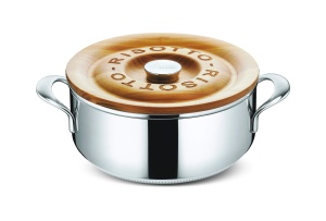 Oala pentru risotto Lagostina 011193031824 24 cm otel inoxidabil