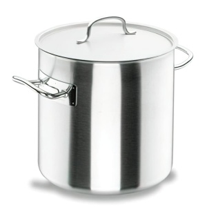 Oala pentru supa LACOR 50124, 24 cm, argintie, cu capac