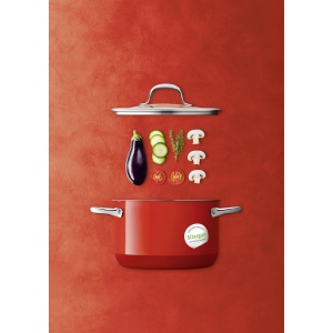 Oala Silit Passion Red 20cm 24l Inductie Material Silargan Rosu - Img 6
