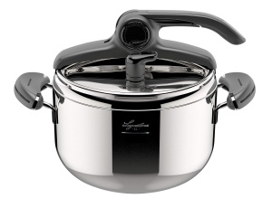 Oala sub presiune Lagostina Mia 5 L din inox 1810, 22 cm - Img 1