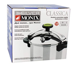 Oala sub presiune MONIX Classica, 10 litri, otel inoxidabil 1810 - Img 4