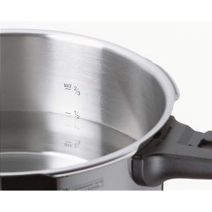 Oala sub presiune WMF Perfect Premium 3l, Cromargan inox, 22 cm, 2 niveluri de gatire - Img 5