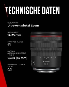 Obiectiv Canon RF 14-35mm F4L IS USM, Ultraweitwinkel-Zoom, Stabilizare 5 trepte - Img 8