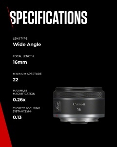 Obiectiv Canon RF 16mm F2.8 STM, Ultraweitwinkel, 165g, ideal pentru Vlogging - Img 9