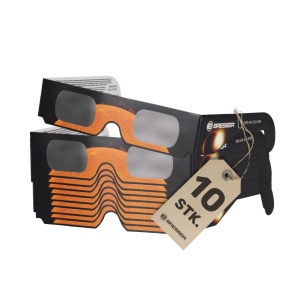 Ochelari de soare Bresser pentru observarea eclipselor (10 buc) cu filtru de lumina alba, negru
