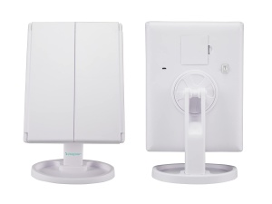 Oglinda machiaj Beper P302VIS050 cu iluminare LED, 3 nivele de marire, rotire 180 - Img 9