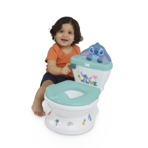 Olita copii Disney Baby Stitch 2-in-1 cu sunete de spalare abtibilduri si sezut detasabil - Img 2