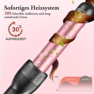 Ondulator 5 in 1 BESTOPE cu tehnologie ceramica, 10-32mm, 2 temperaturi - Img 4