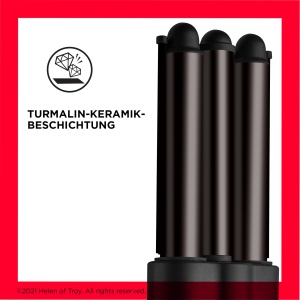 Ondulator Revlon Wave Master RVIR3056UKE Placi Jumbo Invelis Turmalin-Ceramic 30 Setari de Temperatura - Img 3