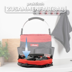 Organizator de curatenie Vileda Cleaning Caddy, 6 compartimente, rezistent la apa - Img 6