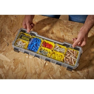 Organizator Profi Stanley FatMax FMST1-75781, transparent, rezistent la zgarieturi si socuri - Img 2