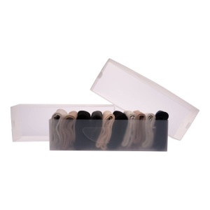 Organizator sertare Jocca 4686 3 unitati plastic transparent compact - Img 2