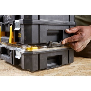 Organizator STANLEY FatMax FMST82967-1, cu 10 compartimente, transparent - Img 7