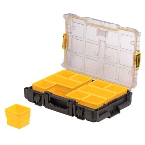 Organizer Dewalt Toughsystem 2.0 DS100, 10 recipiente, capacitate 20kg, IP65 - Img 3