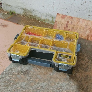 Organizer unelte STANLEY FATMAX 1-97-518, 10 cutii detasabile, 45 x 12 x 36 cm - Img 2