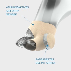 Orteza pentru Hallux Valgus Poderm, Gel cu Arnica, Material Respirabil, Recomandata de Podiatri - Img 4